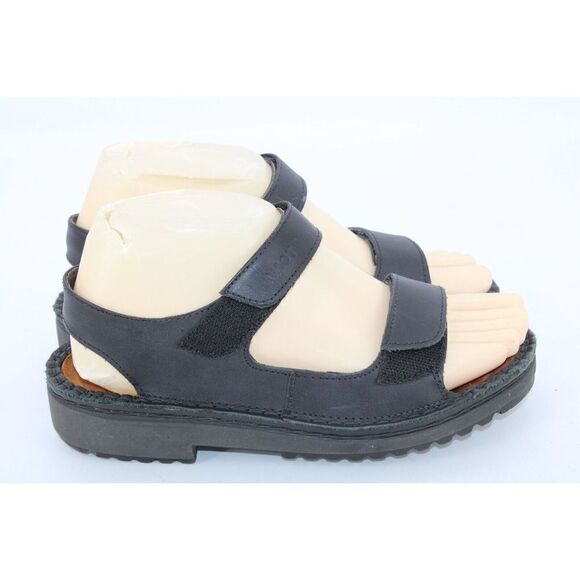 Naot Karenna Scandinavian Black Leather Sandals 35EU 4.5US Adjustable Straps - Picture 5 of 10